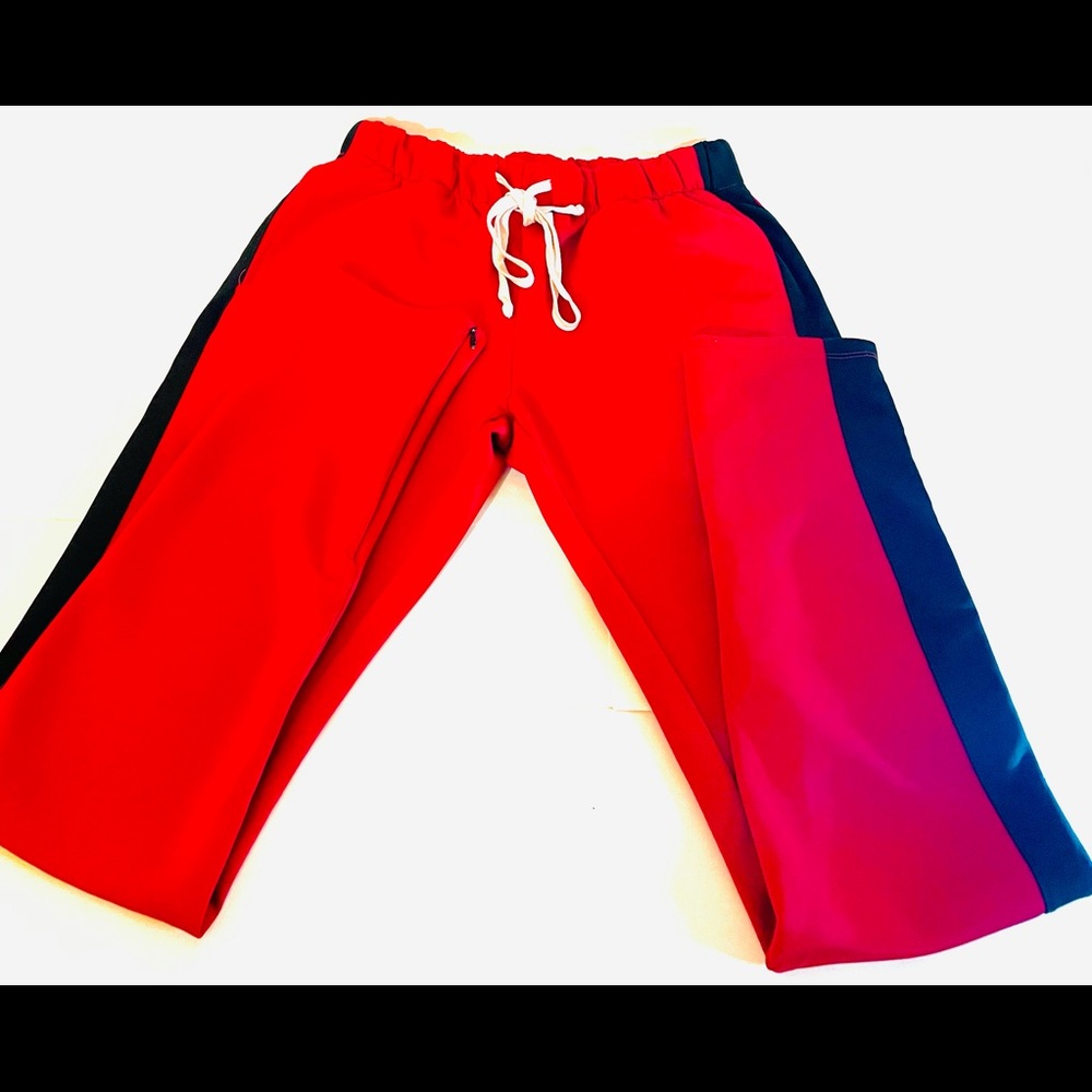 EPTM RED AND BLACK SLIM FIT JOGGERS